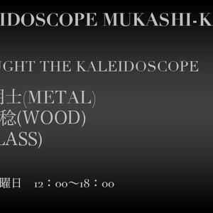 THROUGH THE KALEIDOSCOPE 三人展 細野朝士×高林千稔×Aki